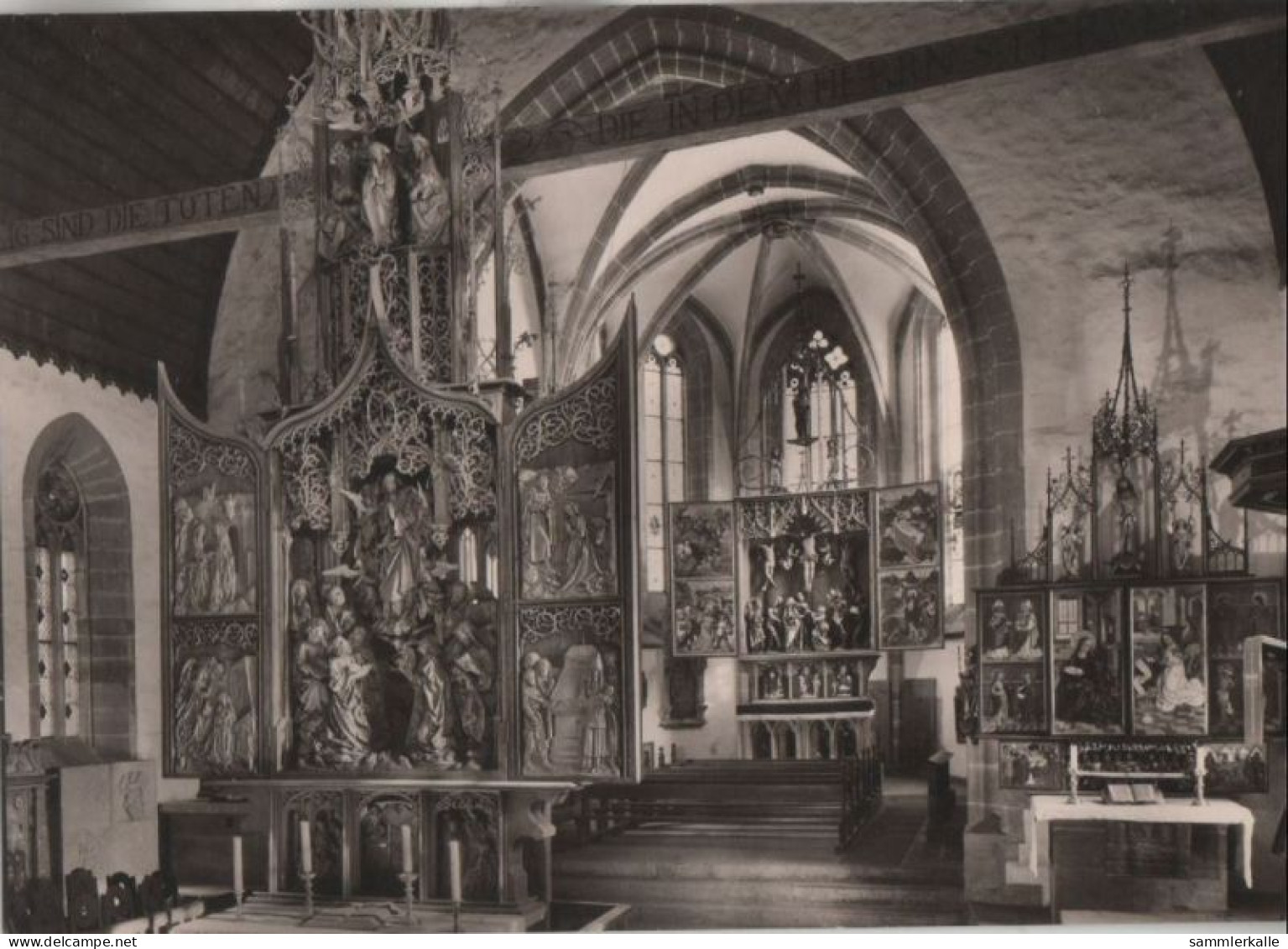 55763 - Creglingen - Innenasicht Der Herrgottskirche - Ca. 1960 - Tauberbischofsheim