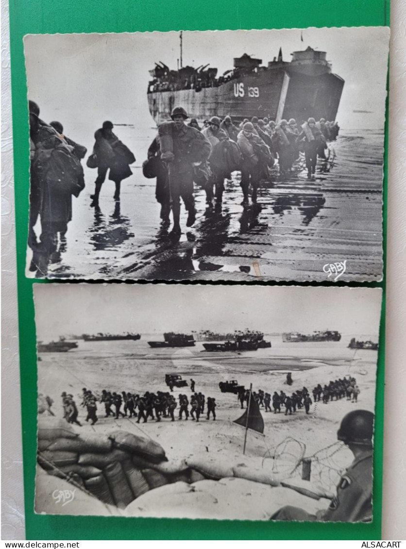 2 Cartes Du Débarquement - Guerre 1939-45