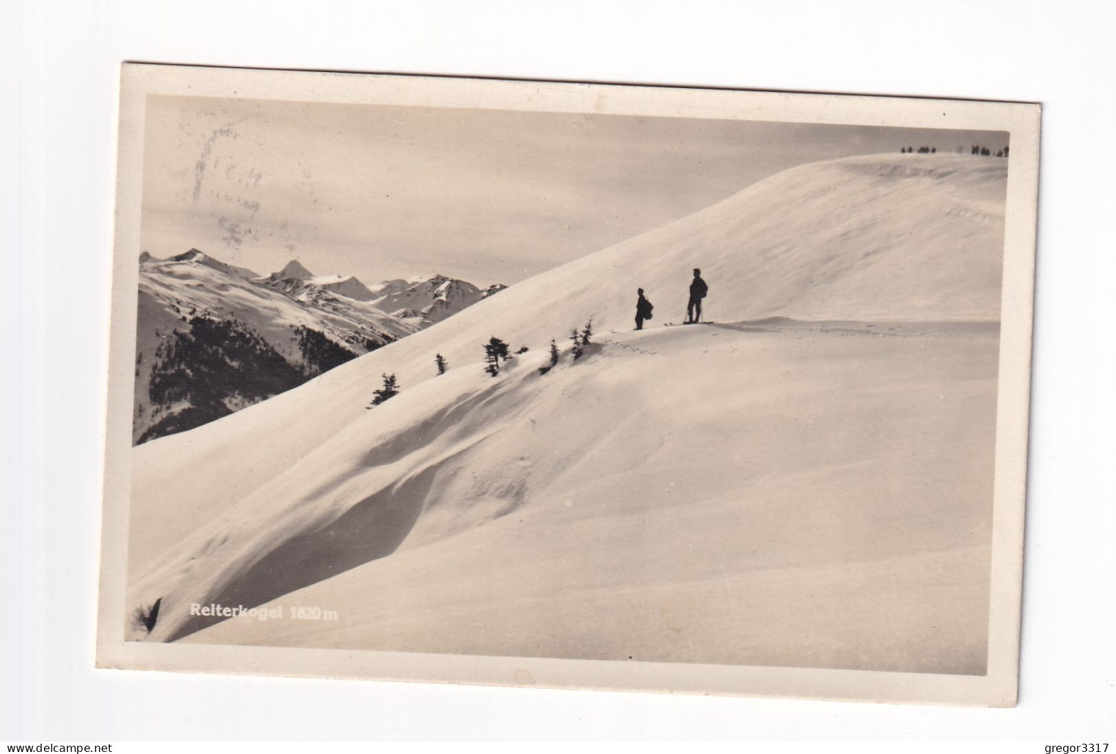 E5830) SAALBACH - REITERKOGEL Mit Skifahrern 1931 - Saalbach