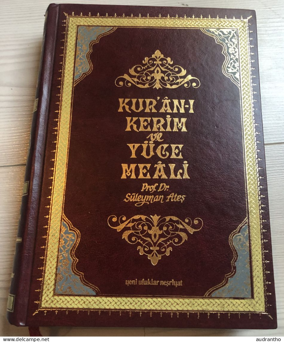 Livre Turc Kur'an-i Kerim Ve Yuge Meali Prof Dr Suleyman Ates Istambul 1975 - Signification Du Coran Et Yuge - Practical