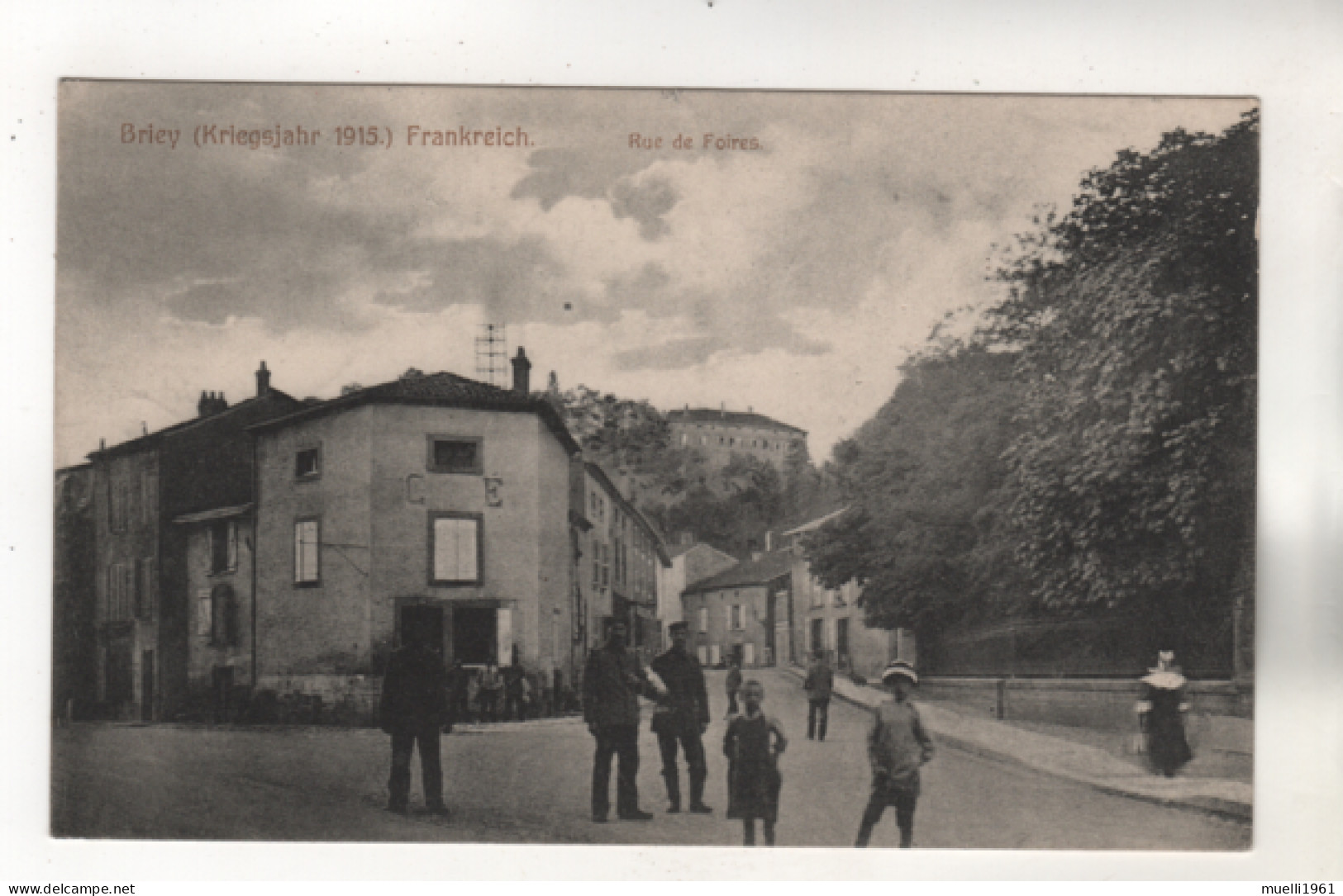 2800, WK I, FOTO-AK, Feldpost, Frankreich > [54] Meurthe Et Moselle > Briey,  Nach Vetschau - Briey