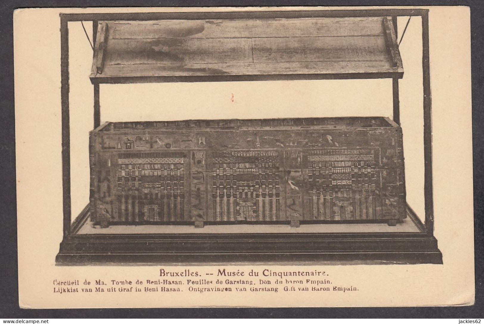 104247/ BRUXELLES, Cinquantenaire, Egypte, Tombe De Beni Hassan, Cercueil De Ma - Antiquité