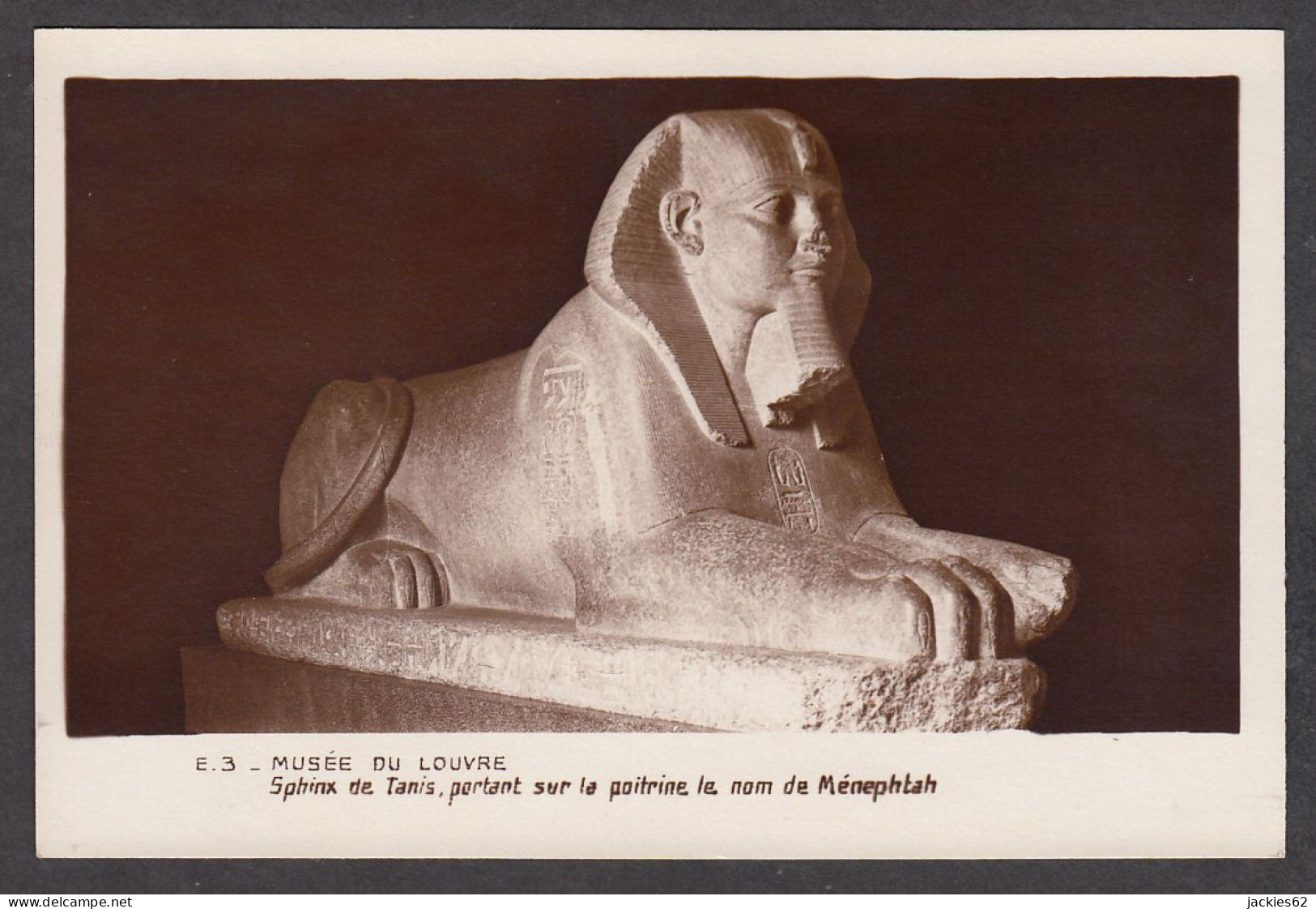 087592/ Egypte, *Sphinx De Tanis Portant Sur La Poitrine Le Nom De Menephtah*, Musée Du Louvre  - Antiek