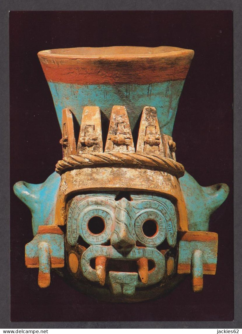 089279/ MEXICO, National Museum Of Anthropology, *Vase With The Mask Of Tlaloc* - Mexico