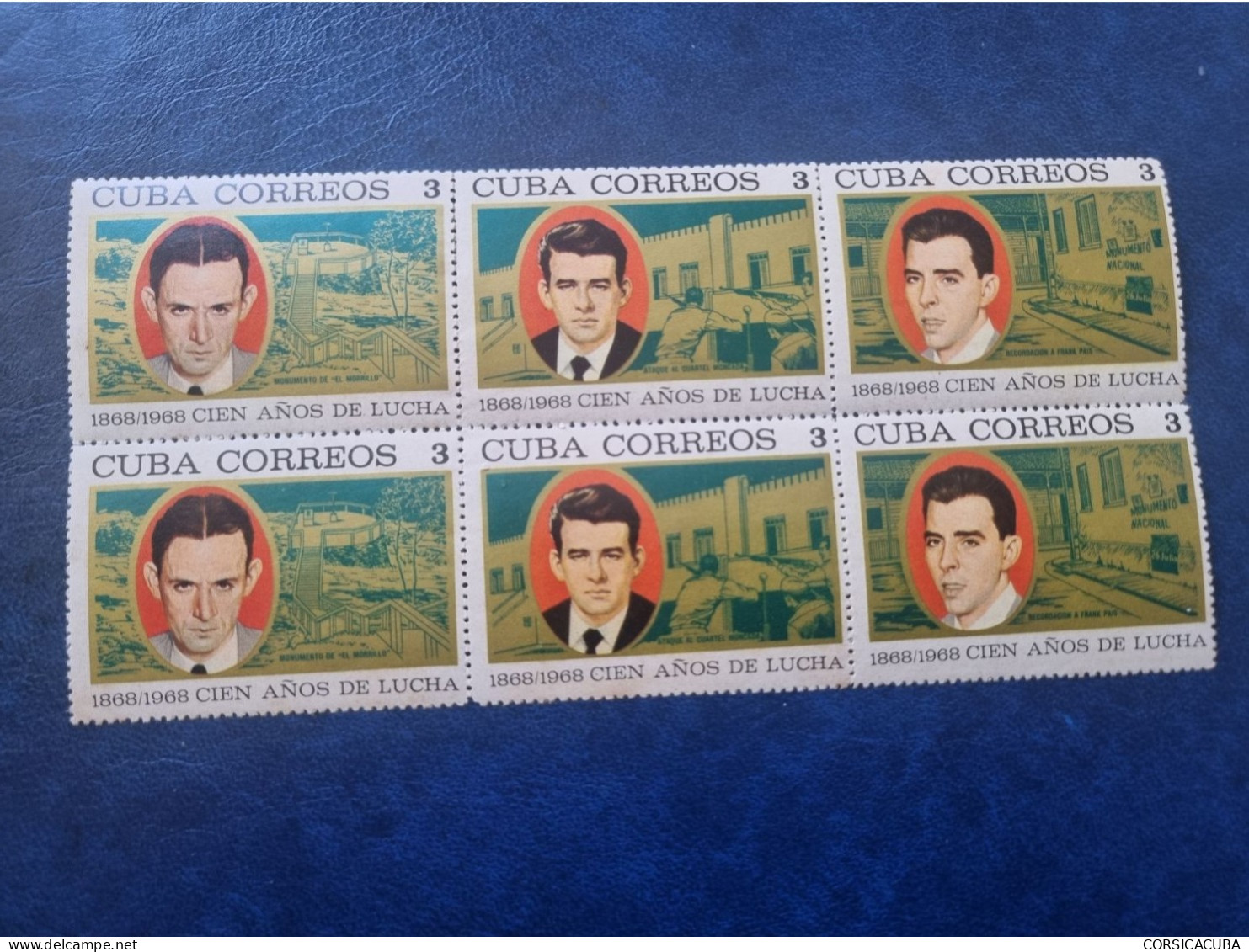 CUBA  NEUF  1968   CENTENARIO  DE  LA    GUERRA  DE  INDEPENDENCIA  //  PARFAIT  ETAT  //  1er  CHOIX  // - Nuevos