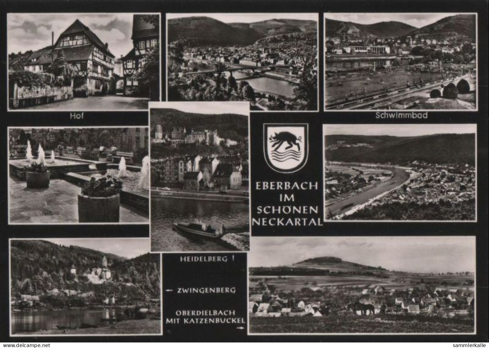 80032 - Eberbach - 8 Teilbilder - Ca. 1965 - Eberbach