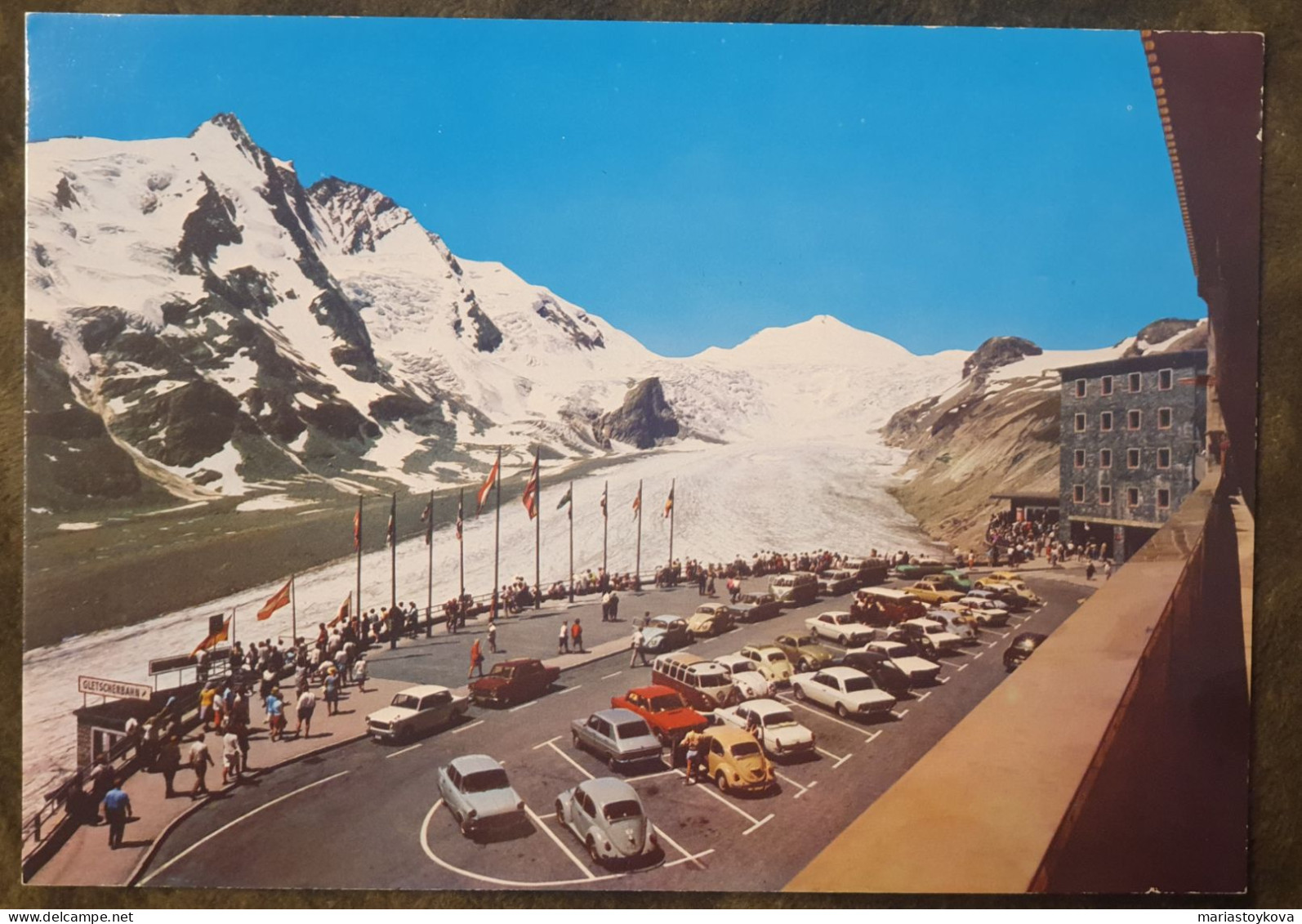 Großbild Karte Großglockner Hochalpenstraße, Parkplatz Freiwandeck - Zell Am See