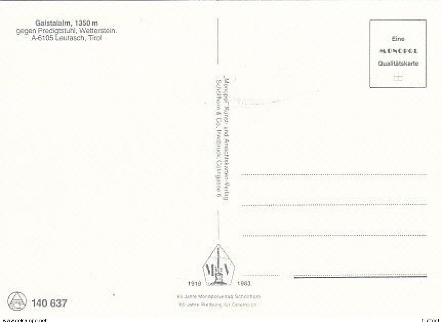 AK 209448 AUSTRIA - Leutasch - Gaistalalm - Leutasch