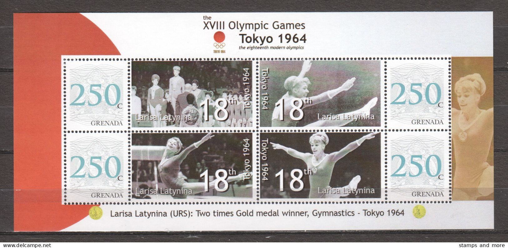 Grenada -  SUMMER OLYMPICS TOKYO 1964 - Set 2 Of 2 MNH Sheets - Verano 1964: Tokio