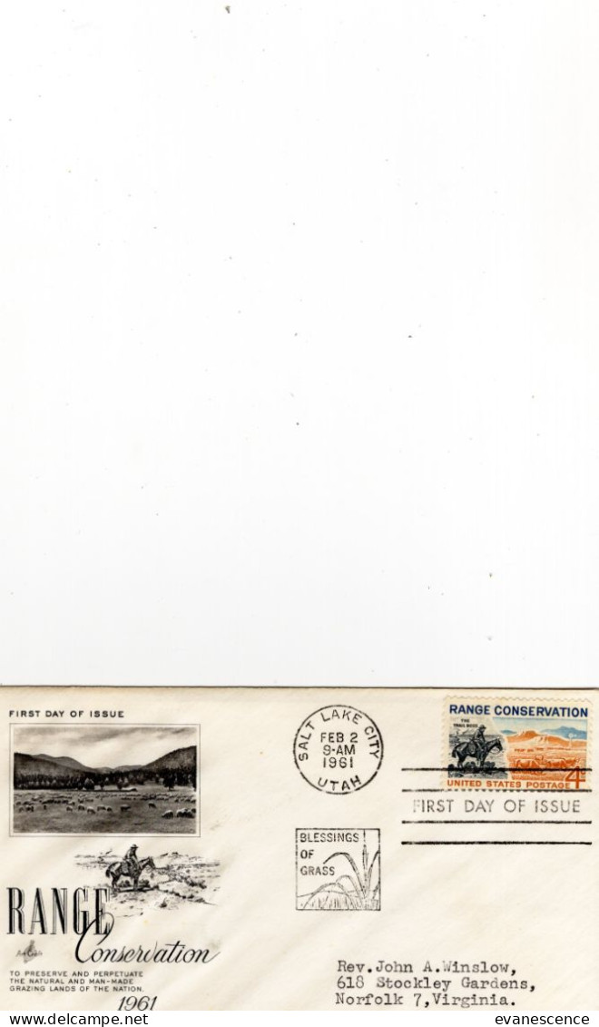Premier Jour : First Day : Range Conservation  ///   Ref.  Mars 24 /// BO. FE - 1951-1960