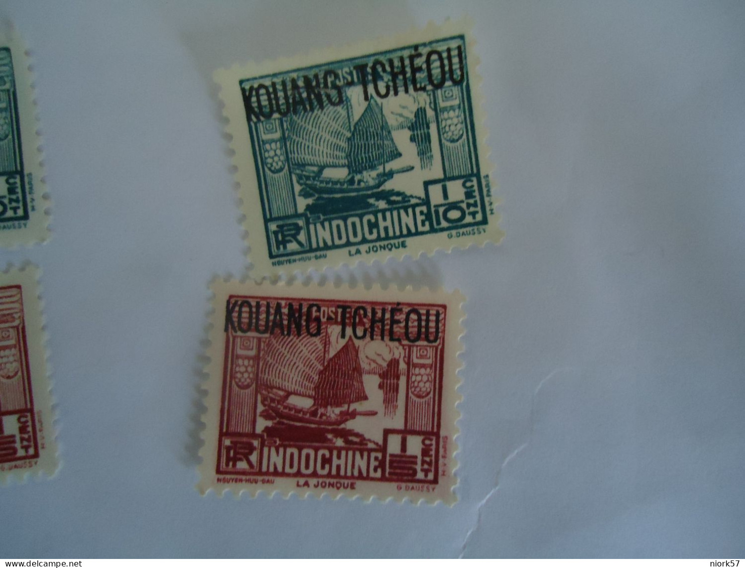 INDOCHINE    MLN   KUANG  TCEAOU  STAMPS   2  SCAN - Other & Unclassified