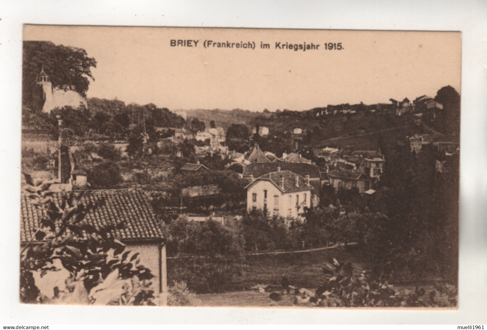 8683, WK I, FOTO-AK, Feldpost, Frankreich > [54] Meurthe Et Moselle > Briey, Nach Vetschau - Briey