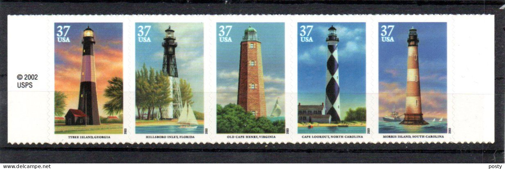 ETATS-UNIS - UNITED STATES - 2003 - PHARES - PHARES DE LA COTE SUD-EST - LIGHTHOUSES - SOUTH EAST COAST LIGHTHOUSES - - Nuevos