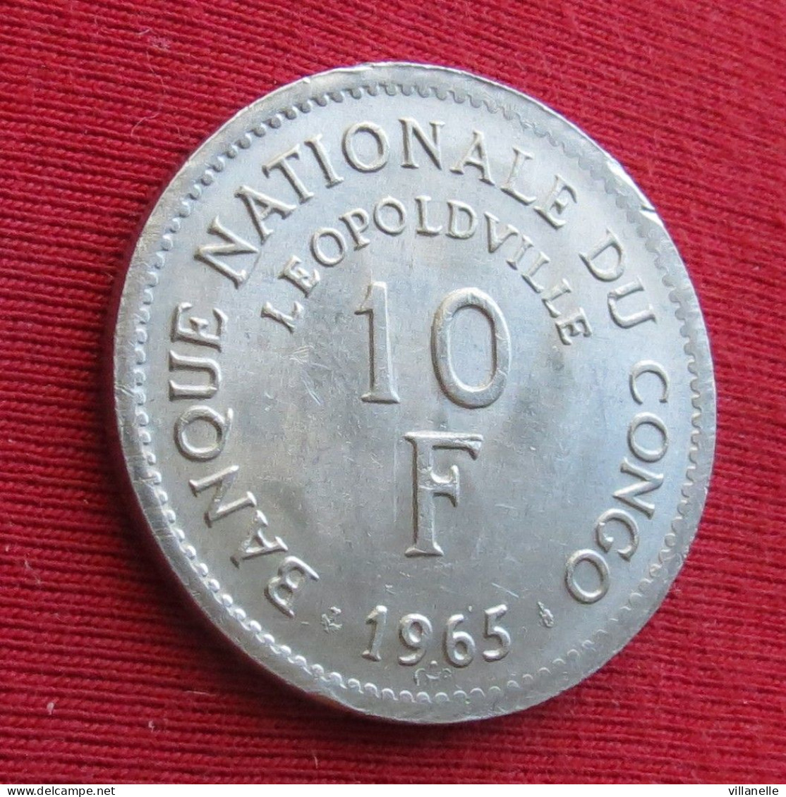 Congo 10 Francs 1965 #1  W ºº - Congo (Democratische Republiek 1964-70)