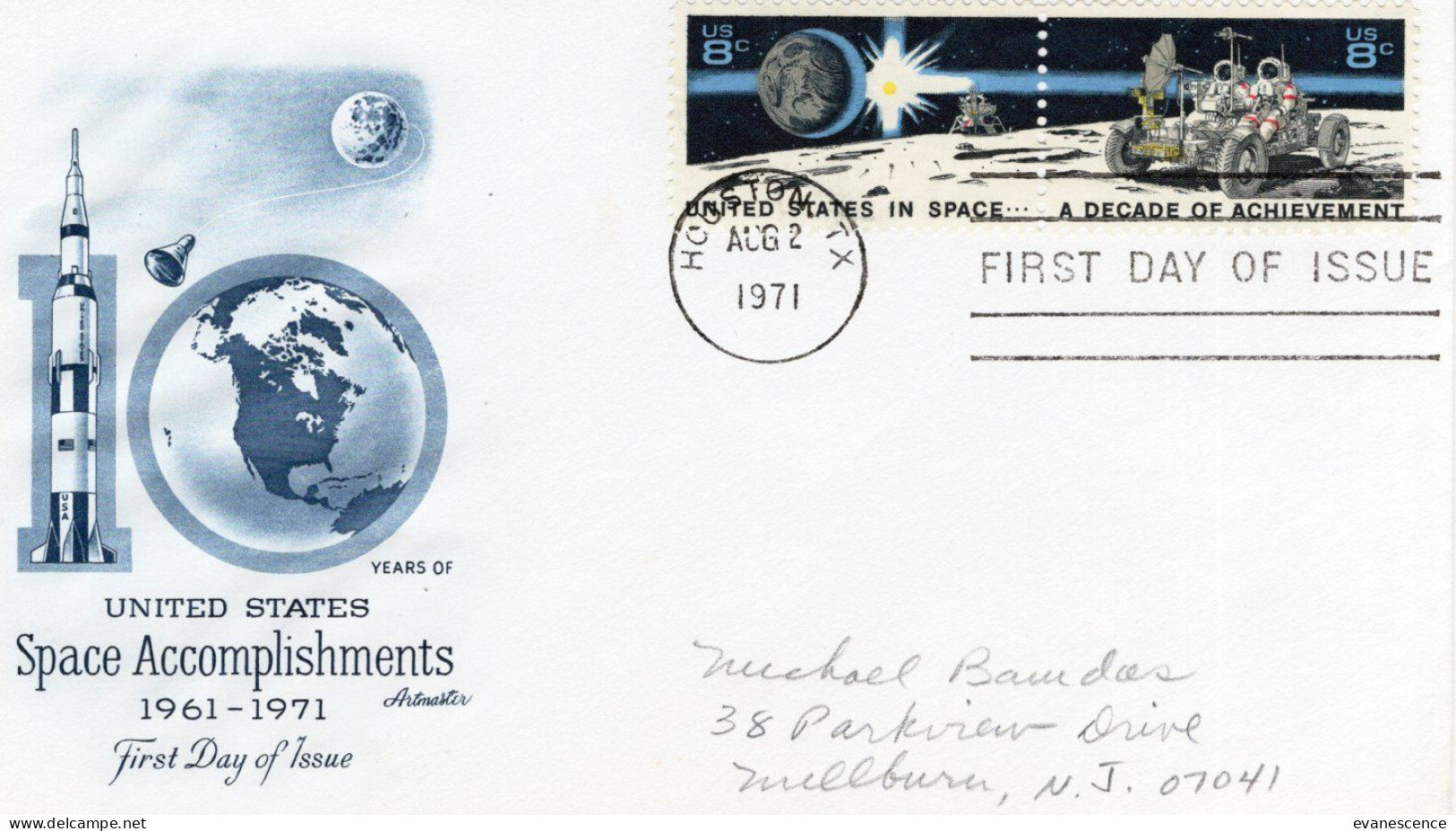 Premier Jour : First Day :  Space Accomplishments   ///   Ref.  Mars 24 /// BO. FE - 1971-1980