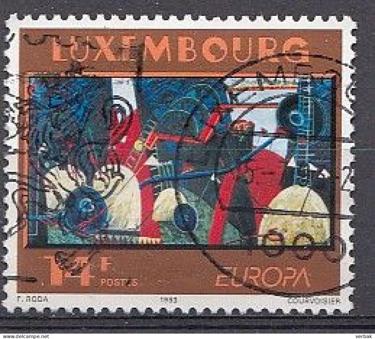 Luxembourg 1993  Mi.nr.:1318 Europa  Oblitérés / Used / Gestempeld - Gebraucht