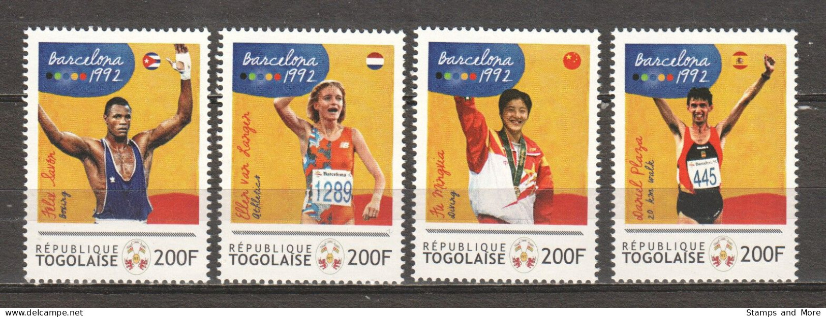 Togo - MNH Set - SUMMER OLYMPICS BARCELONA 1992 - Zomer 1992: Barcelona