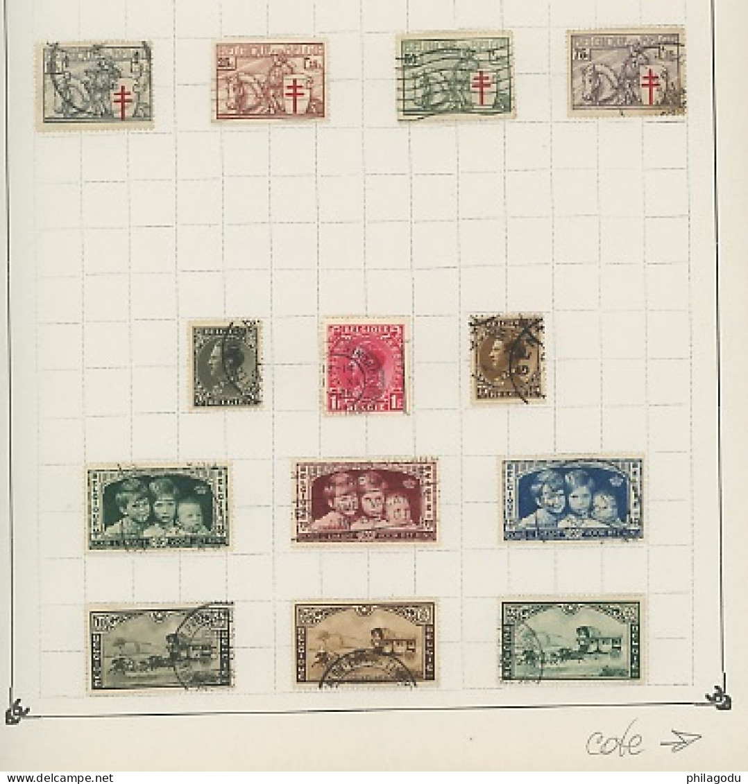 entre 401 et 488  Ø. Y&T.        cote. 154-€.  timbres choisis