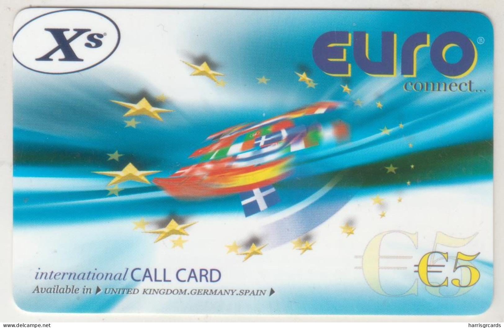 GERMANY - Xtec Communications - Xs Euro Connect , Prepaid Card ,5 $, Used - GSM, Cartes Prepayées & Recharges