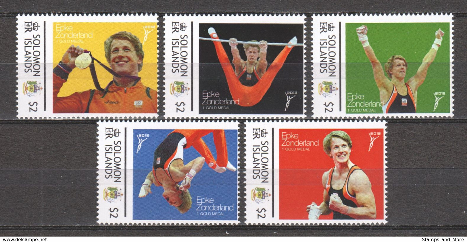 Solomon Islands 2012 MNH Set 1 SUMMER OLYMPICS LONDON 2012 - EPKE ZONDERLAND - Zomer 2012: Londen