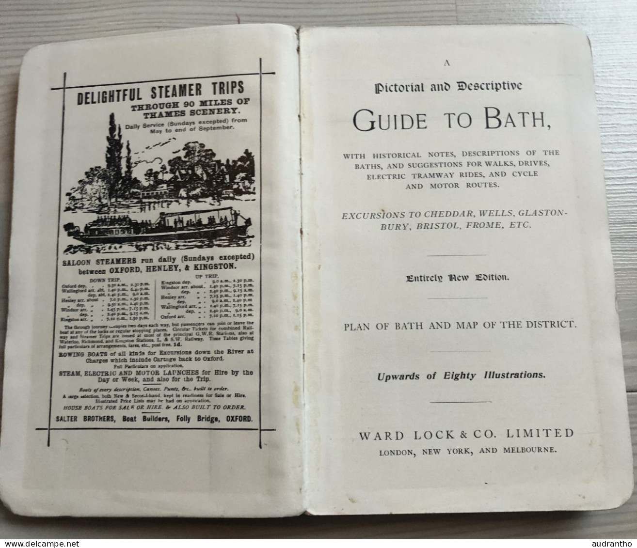 Guide BATH AND DISTRICT Ward-lock & Co Plans Et Cartes Photos - Ontwikkeling