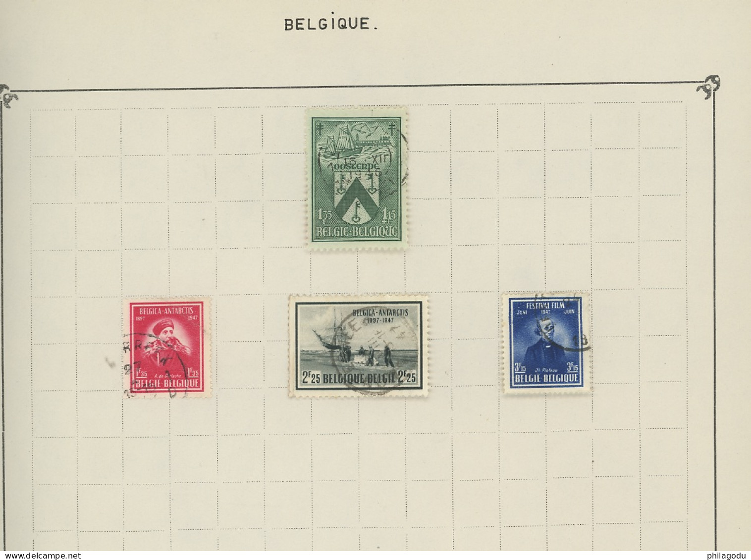 1944-1953  Ø. Y&T.        Cote. ? -€.  Timbres Choisis - Gebraucht