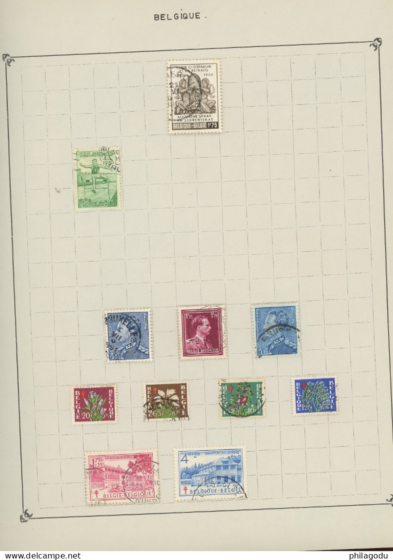 1944-1953  Ø. Y&T.        cote. ? -€.  timbres choisis