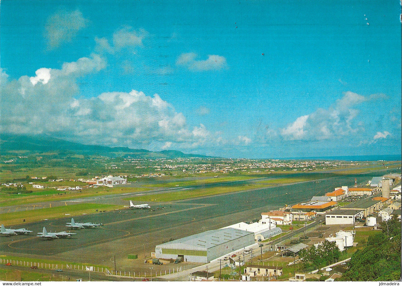 ILHA TERCEIRA AÇORES Base Aérea Das Lajes Postcard - Açores