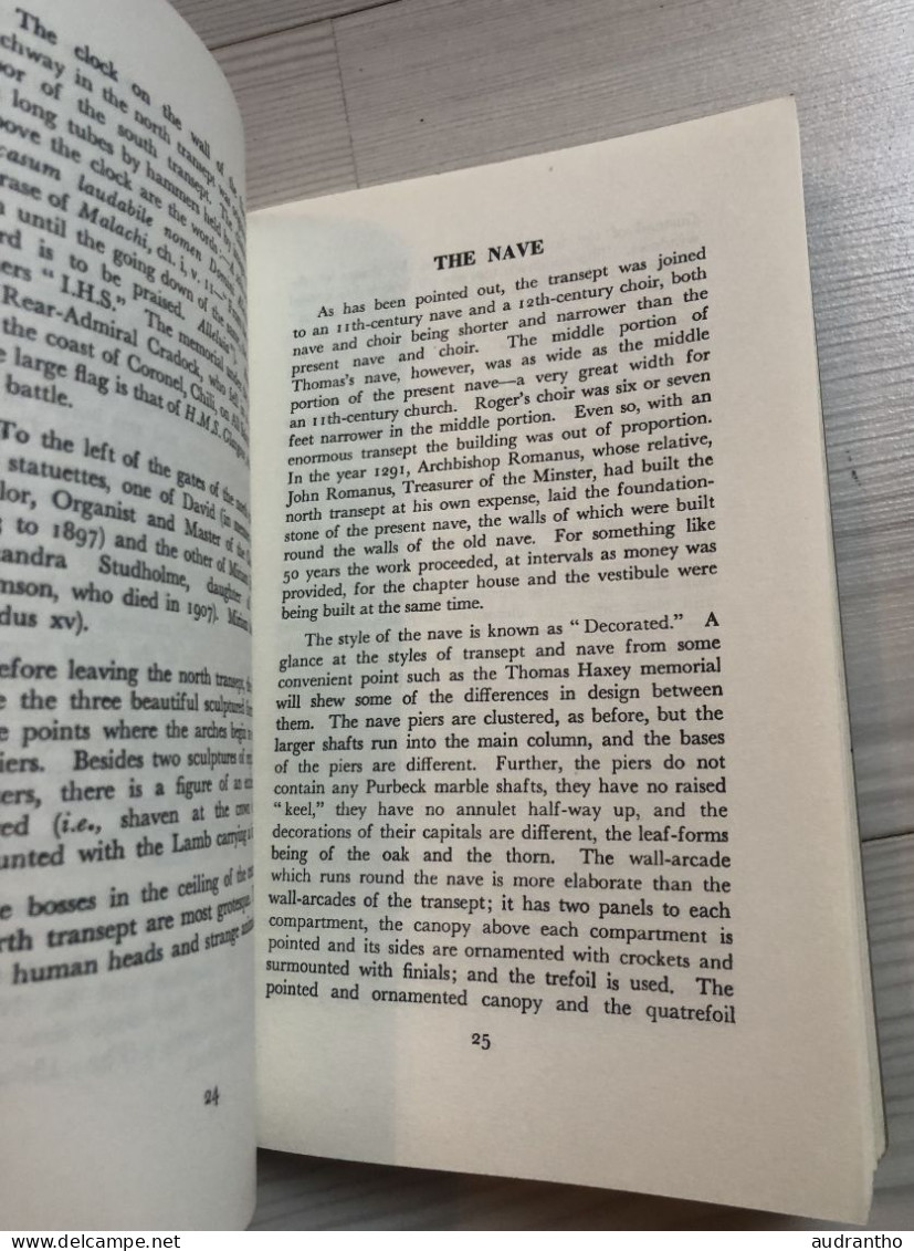 THE STORY OF YORK MINSTER  by F. Harrison 1961 réédition de 1925