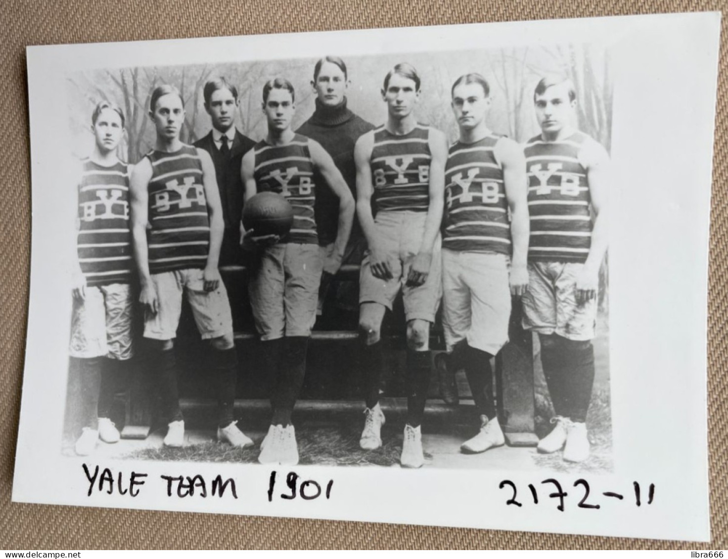 BASKETBALL - 1901 HAF (NCAA) - Yale Bulldogs - 12,5 X 9 Cm. (REPRO PHOTO ! - Zie Beschrijving - Voir Description) ! - Sporten