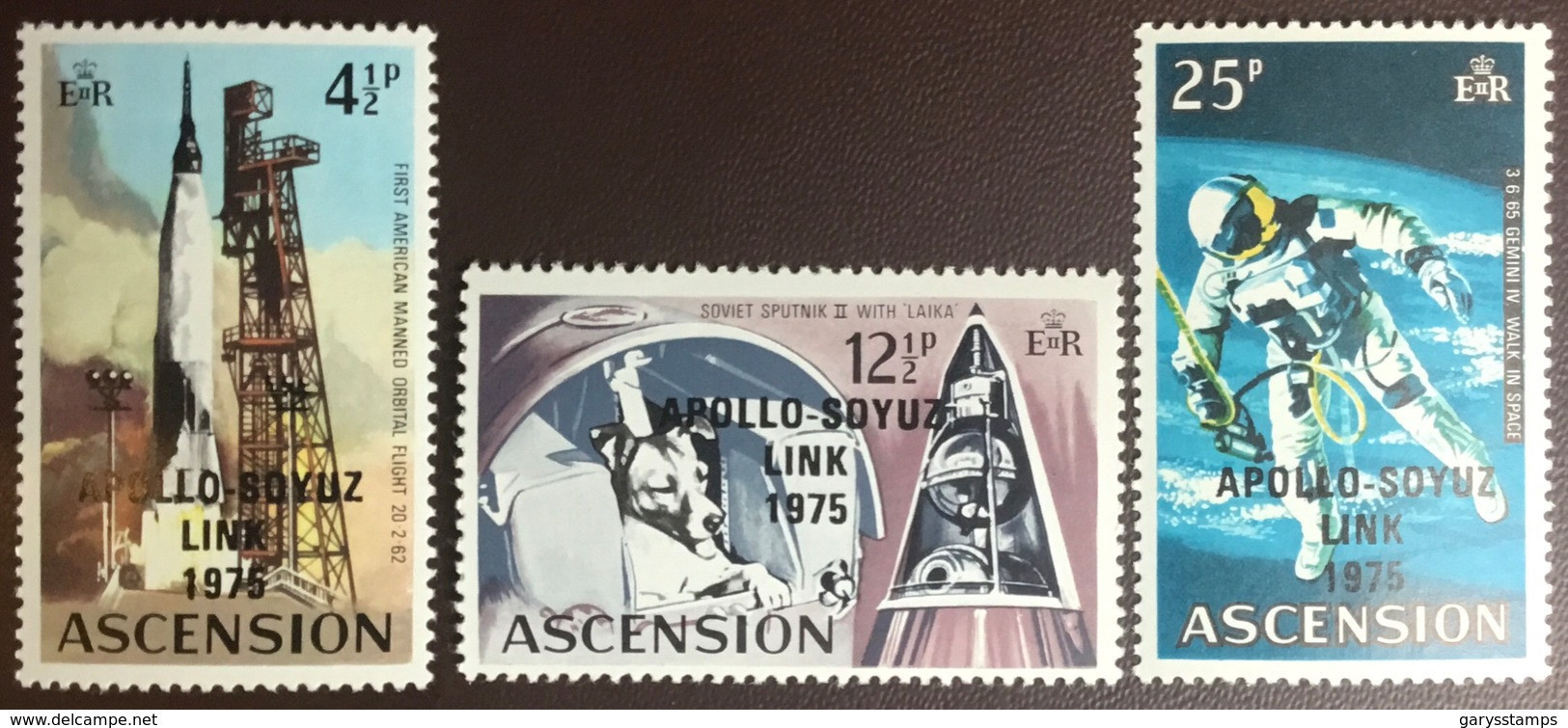 Ascension 1975 Apollo-Soyuz Space Link MNH - Ascension