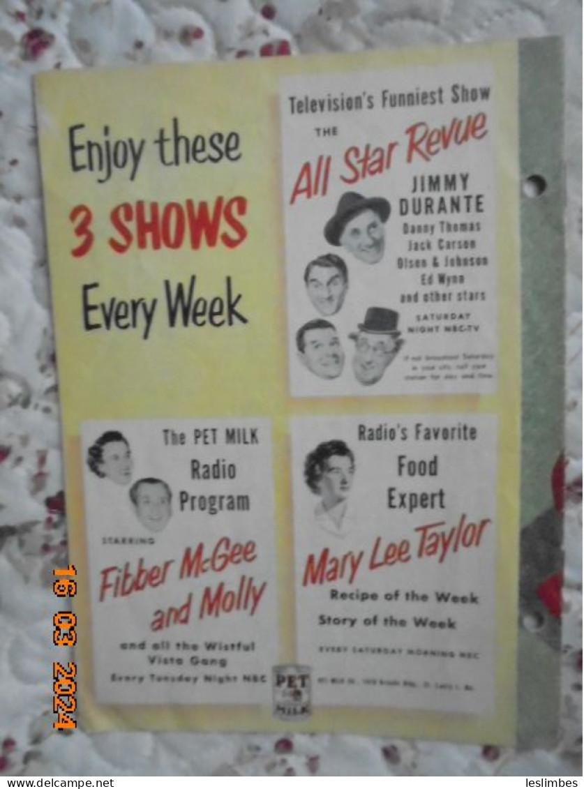 Holiday Recipes For 2 Or 4 Or 6 - Mary Lee Taylor - Pet Milk Products Co. - Americana