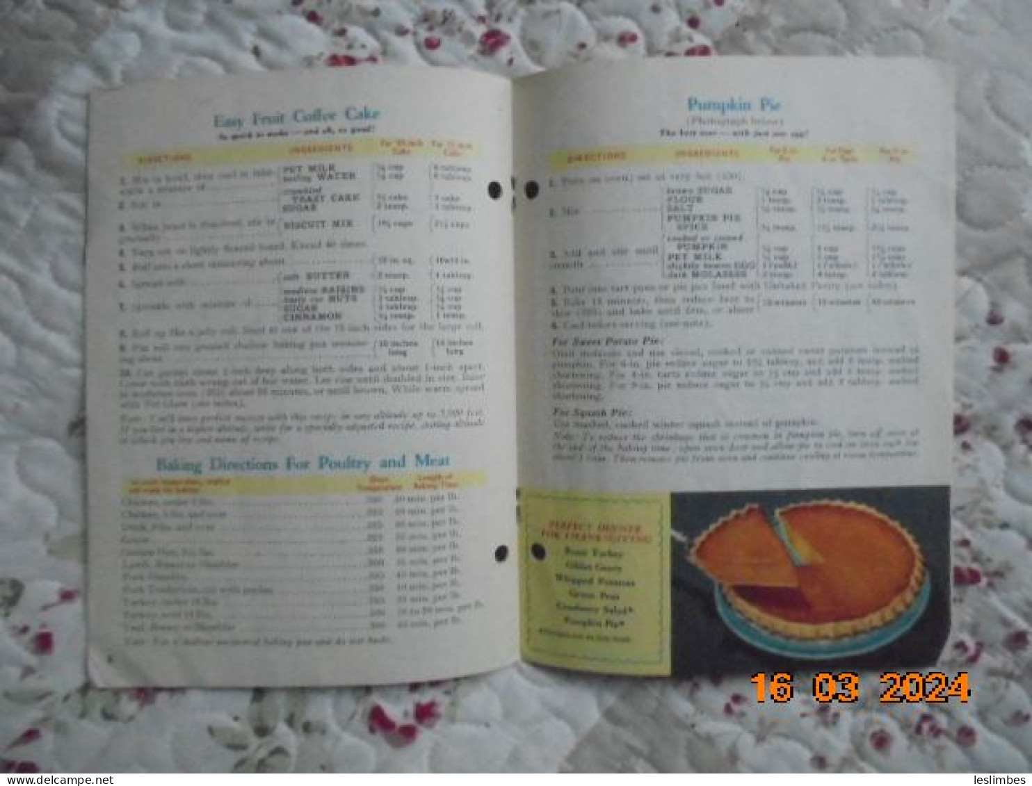 Holiday Recipes For 2 Or 4 Or 6 - Mary Lee Taylor - Pet Milk Products Co. - Americana