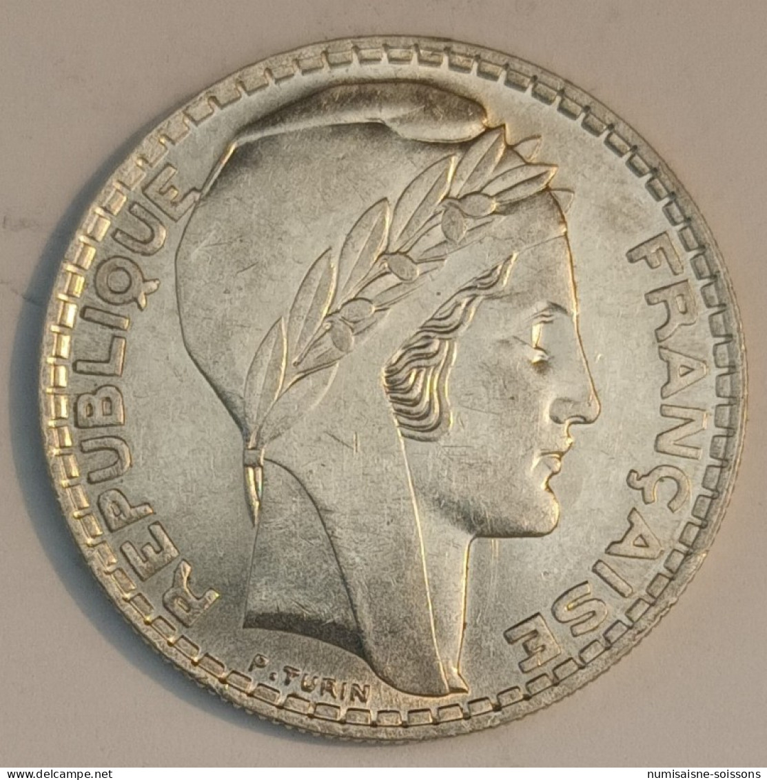 GADOURY 852 - 20 FRANCS 1938 - TYPE TURIN - KM 879 - SUP - 20 Francs