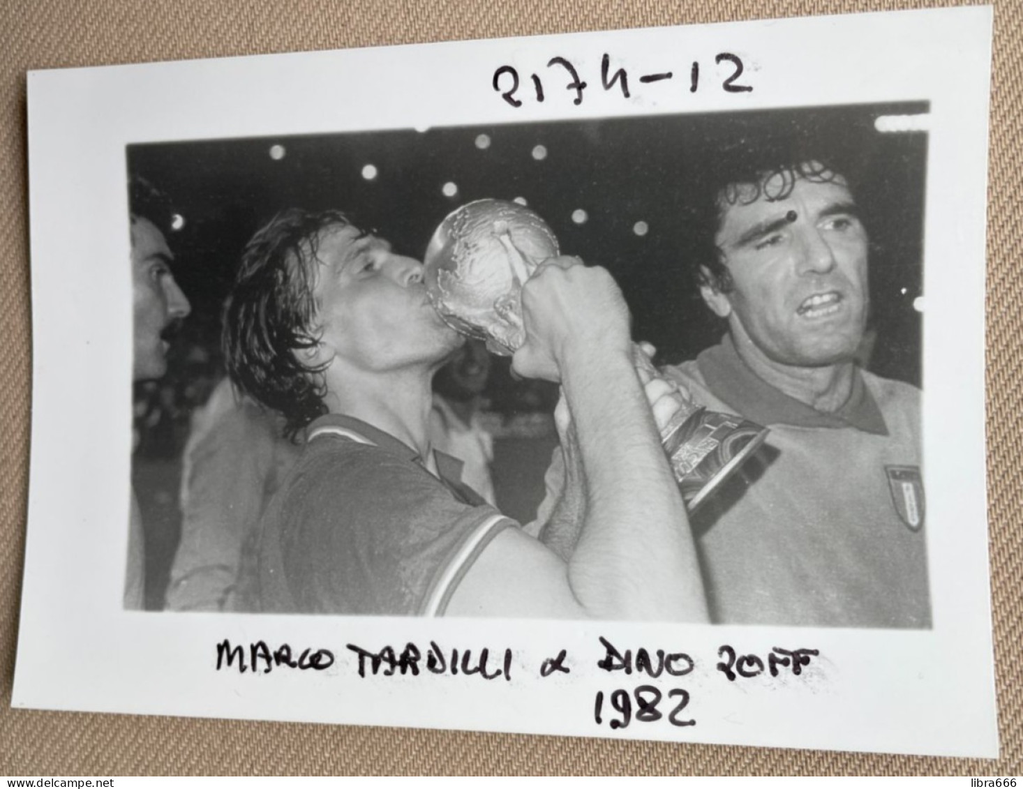 CALCIO - Italia - TARDELLI / ZOFF - 1982 World Cup - 12,5 X 9 Cm. (REPRO PHOTO ! - Zie Beschrijving - Voir Description)! - Sport