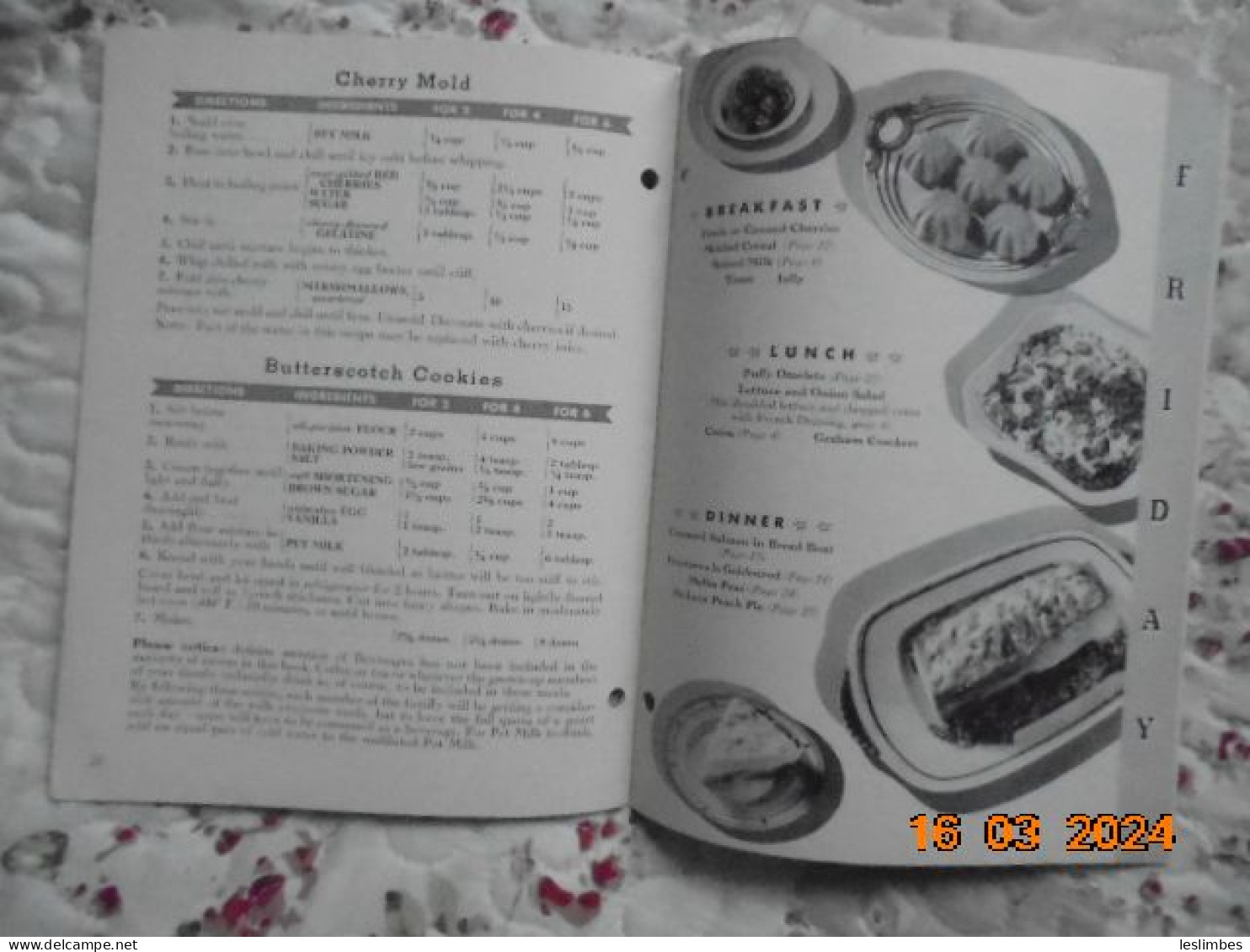 Springtime Menus And Recipes For 2 Or 4 Or 6 - Pet Milk Company 1935 - Americana