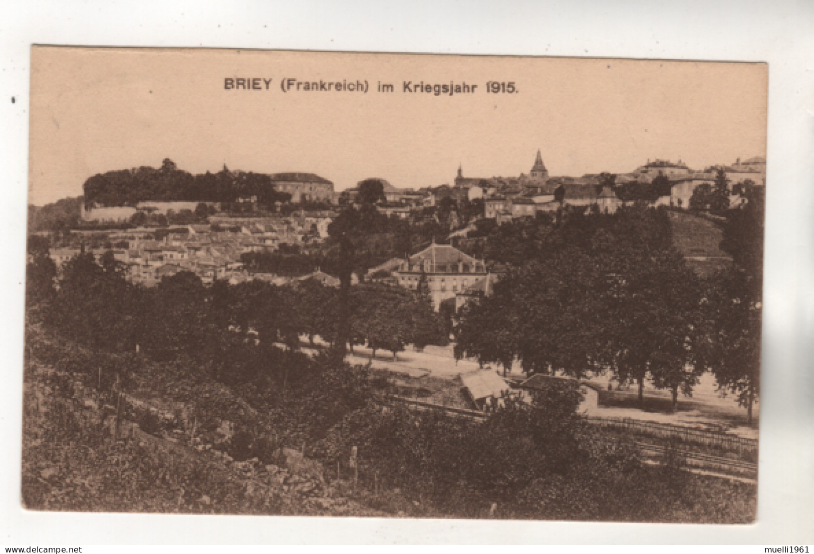 7829, WK I, FOTO-AK, Feldpost, Frankreich > [54] Meurthe Et Moselle > Briey, Nach Vetschau - Briey