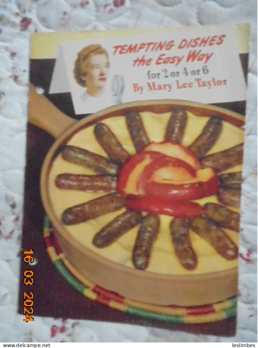 Tempting Dishes The Easy Way For 2 Or 4 Or 6 - Mary Lee Taylor - Sego Pet Milk Products Co. - Americana