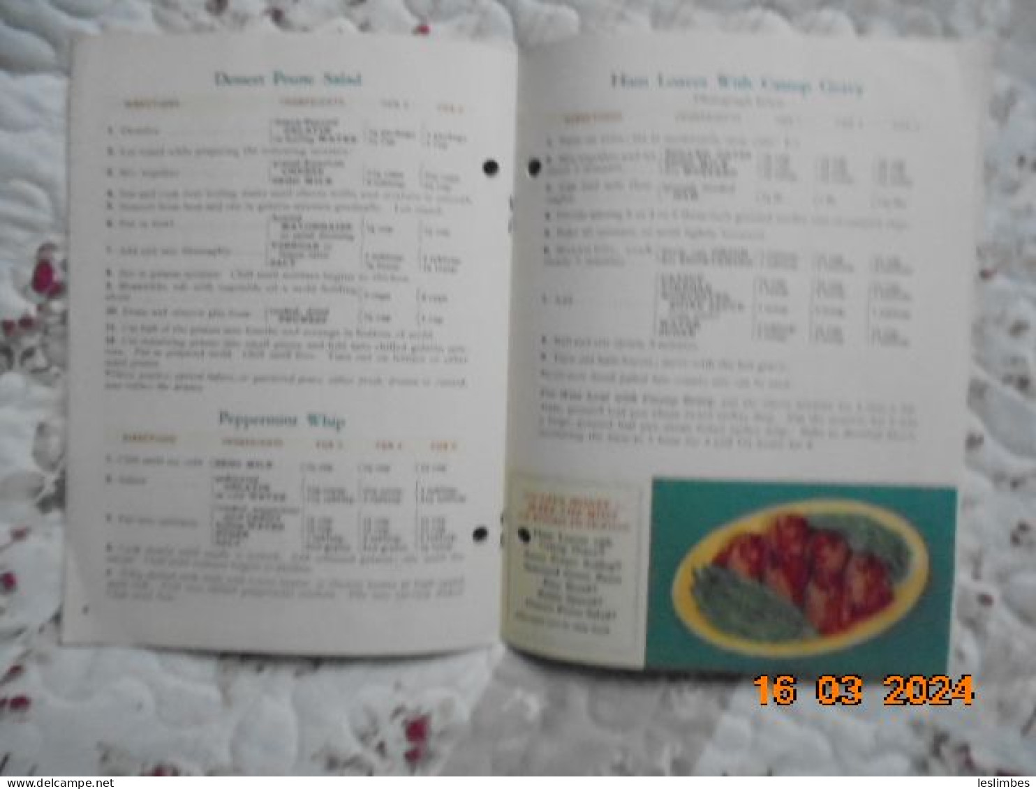 Tempting Dishes The Easy Way For 2 Or 4 Or 6 - Mary Lee Taylor - Sego Pet Milk Products Co. - Américaine