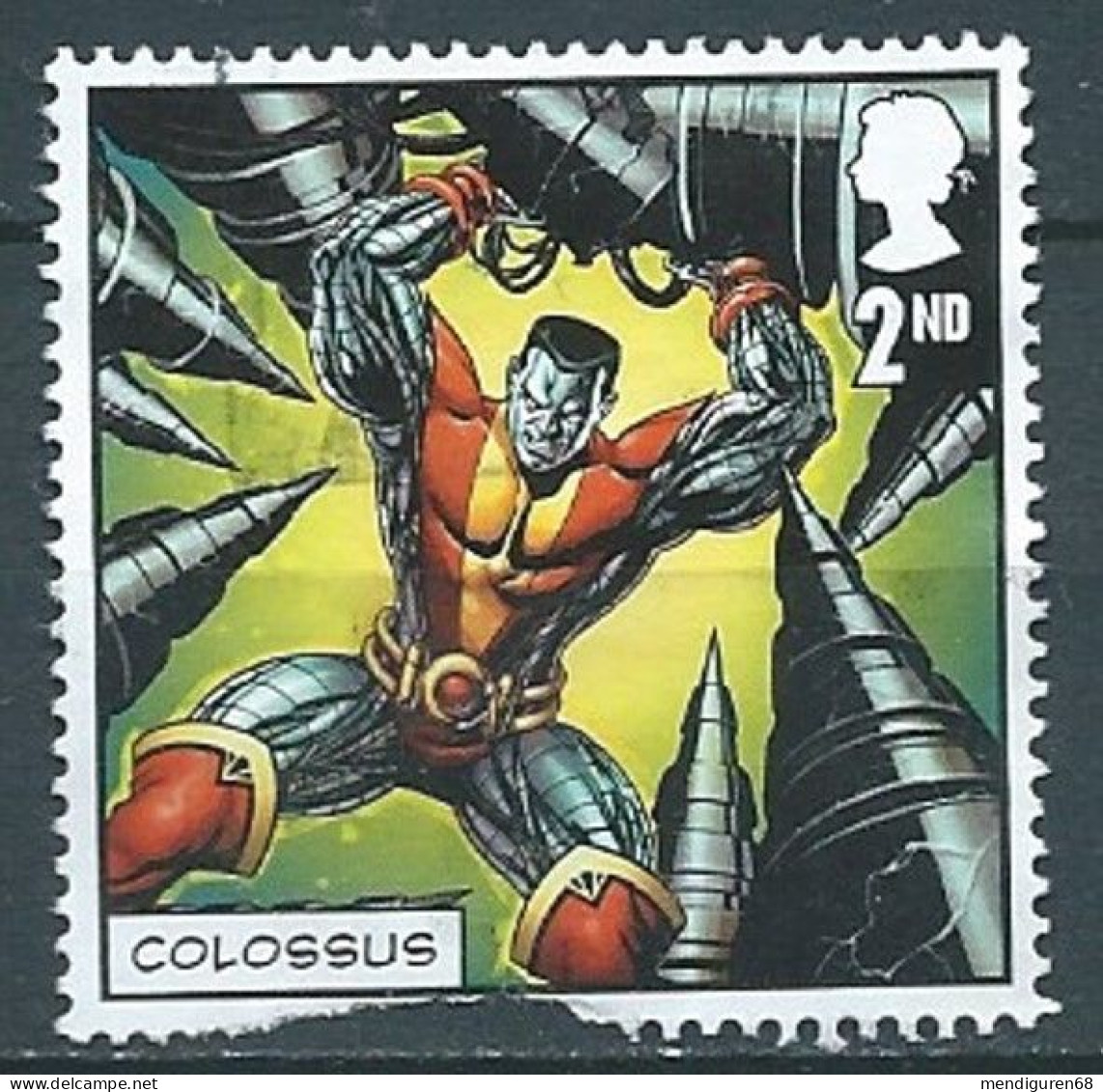 GROSSBRITANNIEN GRANDE BRETAGNE GB 2023 X-MEN: COLOSSUS 2ND USED DAMAGED SG 4768 MI 5116 YT 5510 SN 4325 - Used Stamps