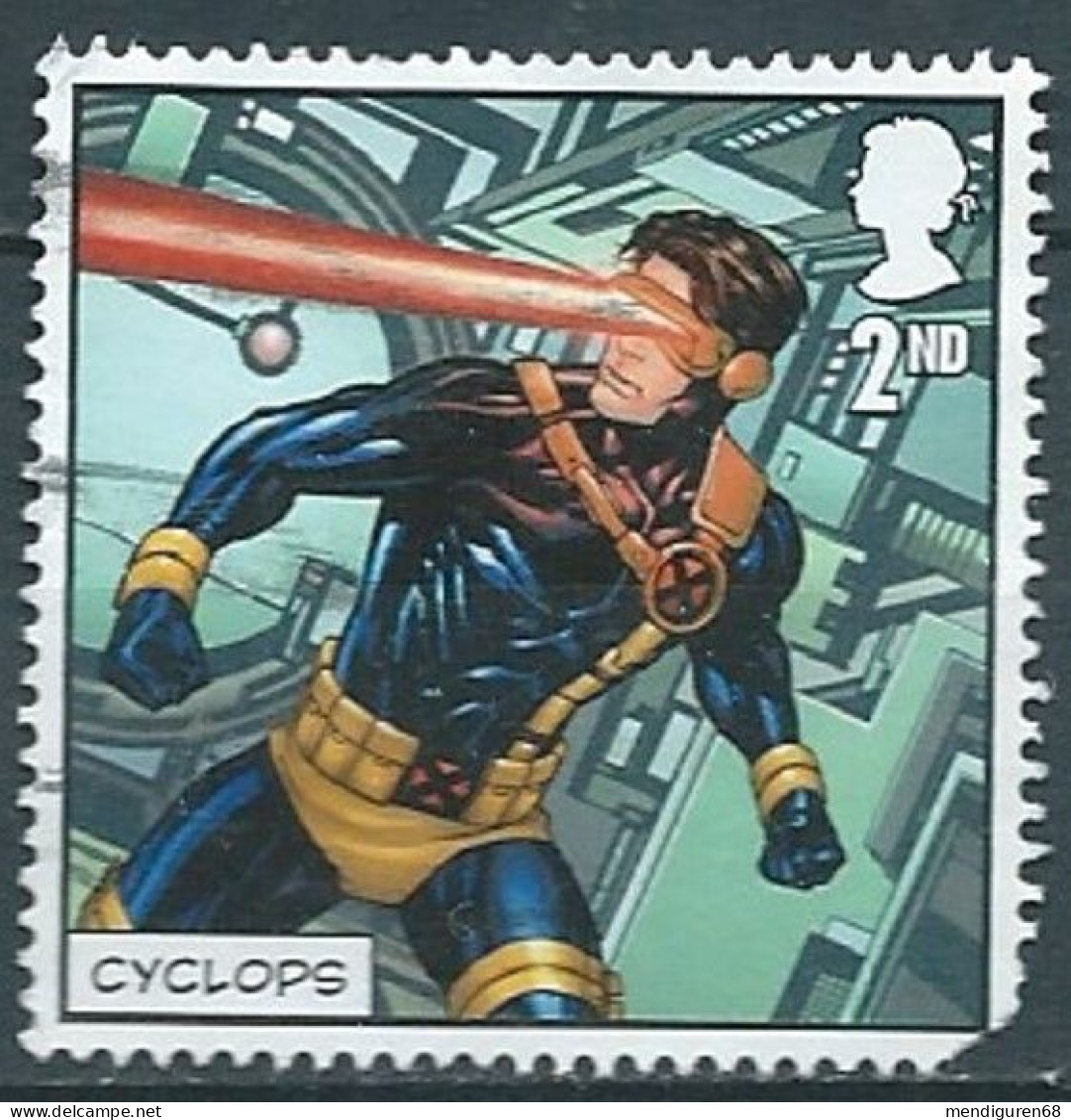 GROSSBRITANNIEN GRANDE BRETAGNE GB 2023 X-MEN: CYCLOPS 2ND USED DAMAGED SG 4770 MI 5118 YT 5512 SN 4327 - Usati