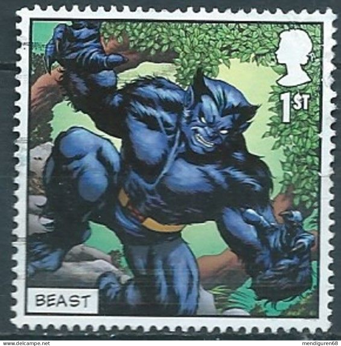 GROSSBRITANNIEN GRANDE BRETAGNE GB 2023 X-MEN: BEAST 1ST USED SG 4775 MI 5123 YT 5517 SN 4332 - Usados