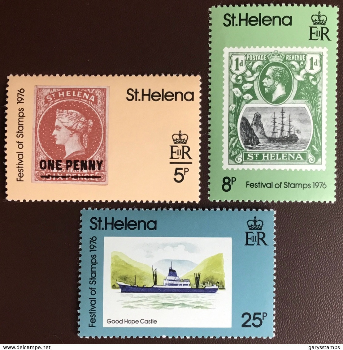 St Helena 1976 Festival Of Stamps MNH - Saint Helena Island