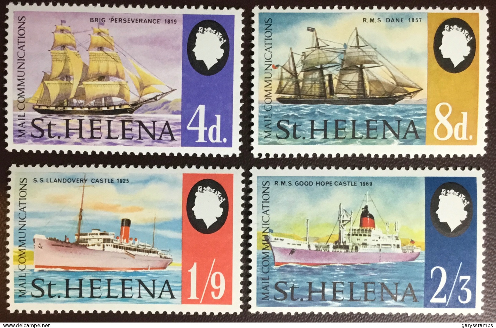 St Helena 1969 Mail Communications Ships MNH - Sainte-Hélène