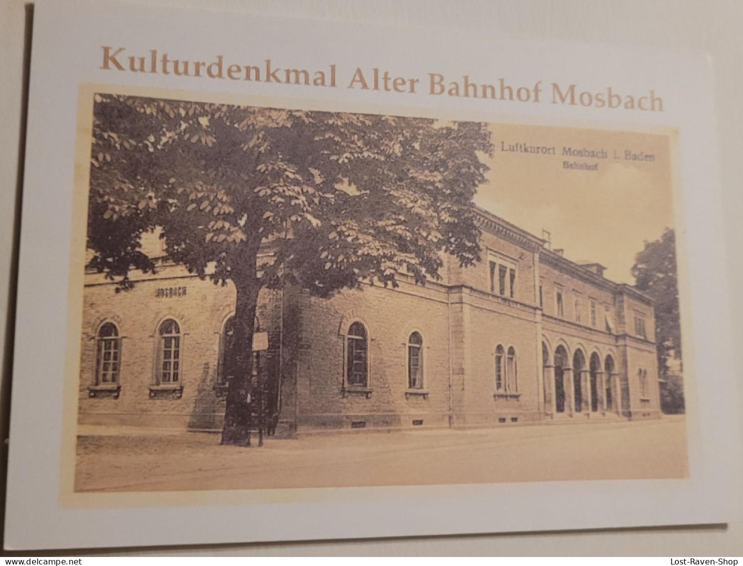 Kulturdenkmal - Alter Bahnhof Mosbach - Mosbach