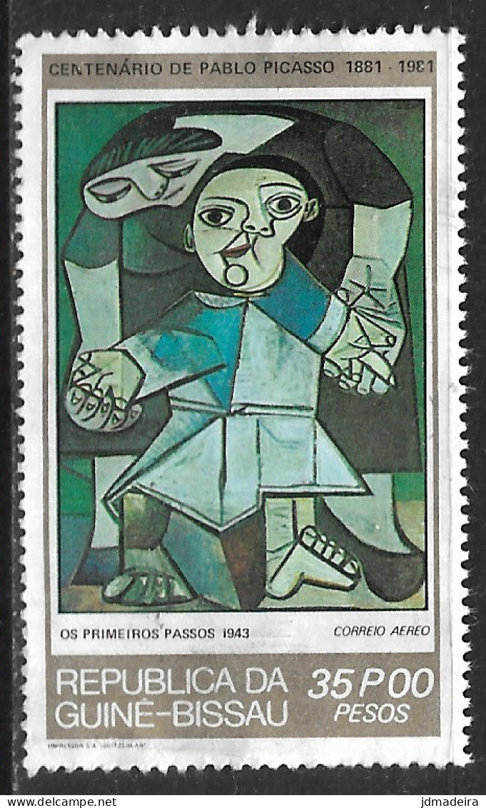 GUINE BISSAU – 1981 Pablo Picasso 5P00 Used Stamp - Guinea-Bissau