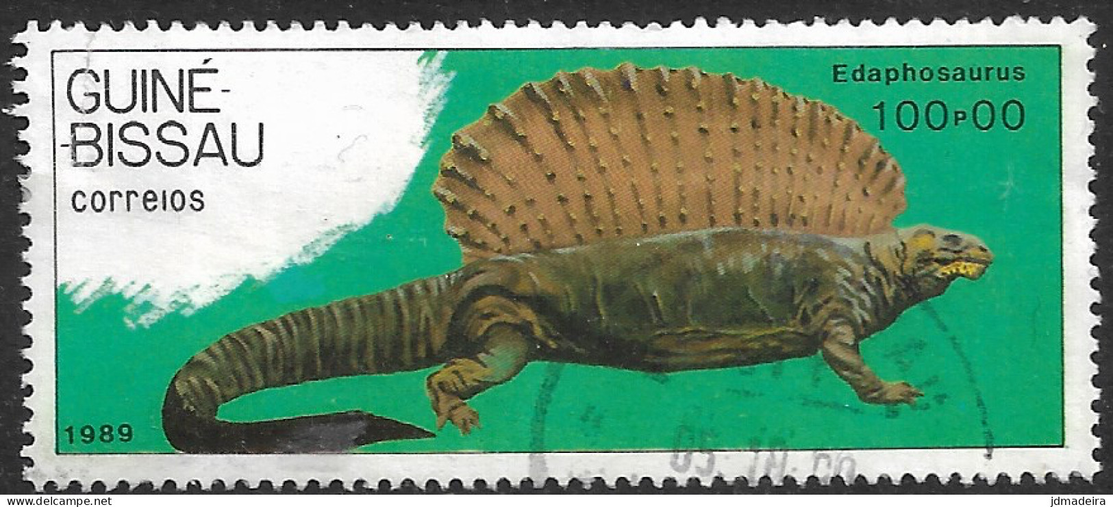 GUINE BISSAU – 1989 Prehistoric Animals 100P00 Used Stamp - Guinea-Bissau