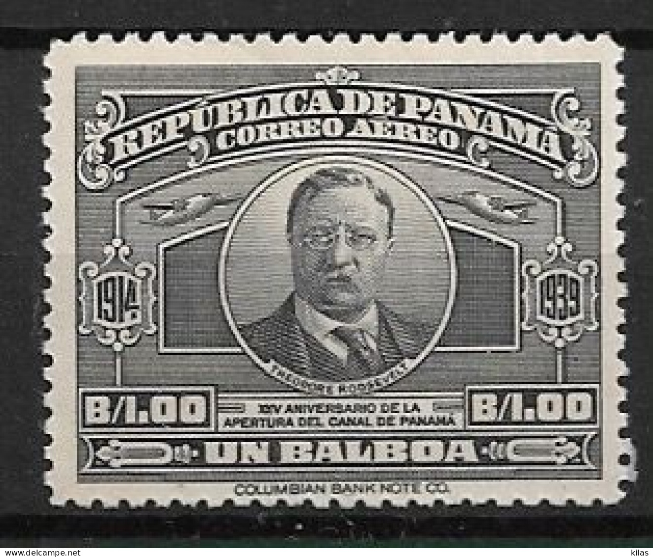 PANAMA 1939 Airmail CANAL MNH - Panamá