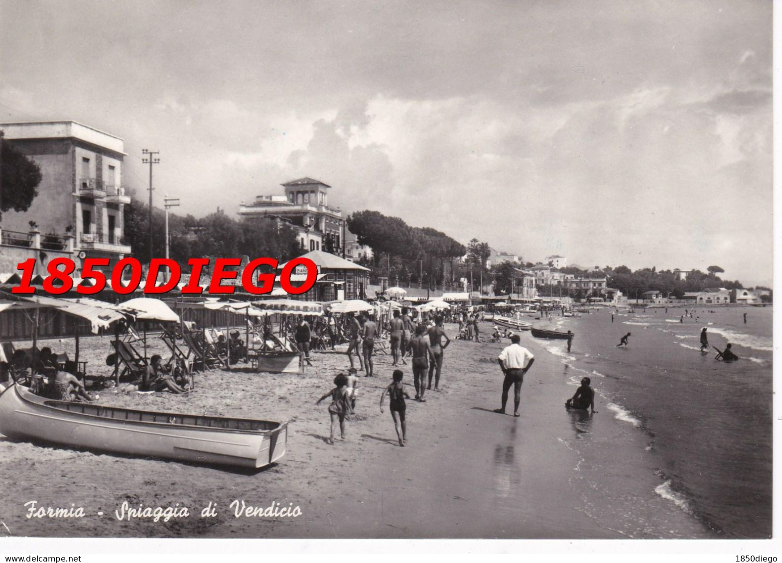 FORMIA - SPIAGGIA VENDICIO F/GRANDE VIAGGIATA ANIMATA1957 - Latina