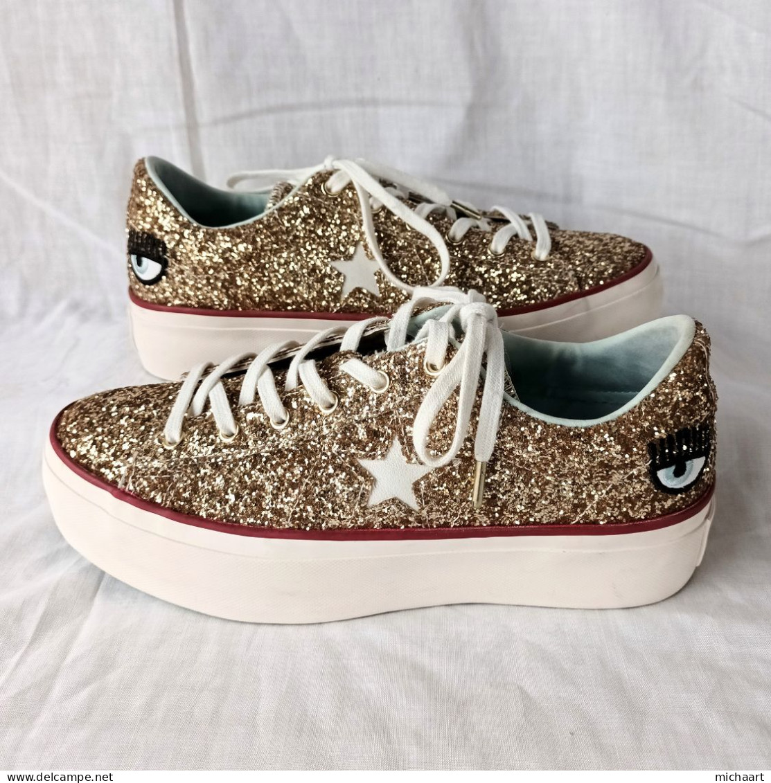 Converse Chiara Ferragni Women Shoes Size 8 One Star Platform OX 562026C 02237 - Andere & Zonder Classificatie